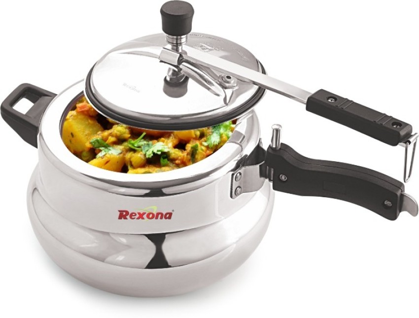 REXONA 2 L Inner Lid Pressure Cooker Price in India Buy REXONA 2 L Inner Lid Pressure Cooker online at Flipkart