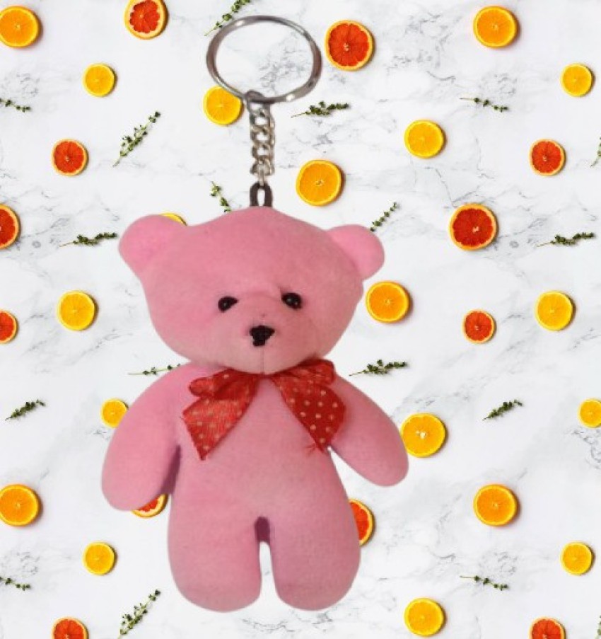Bear keychain Adorable Bear Bag Charm With Pom New High Quality