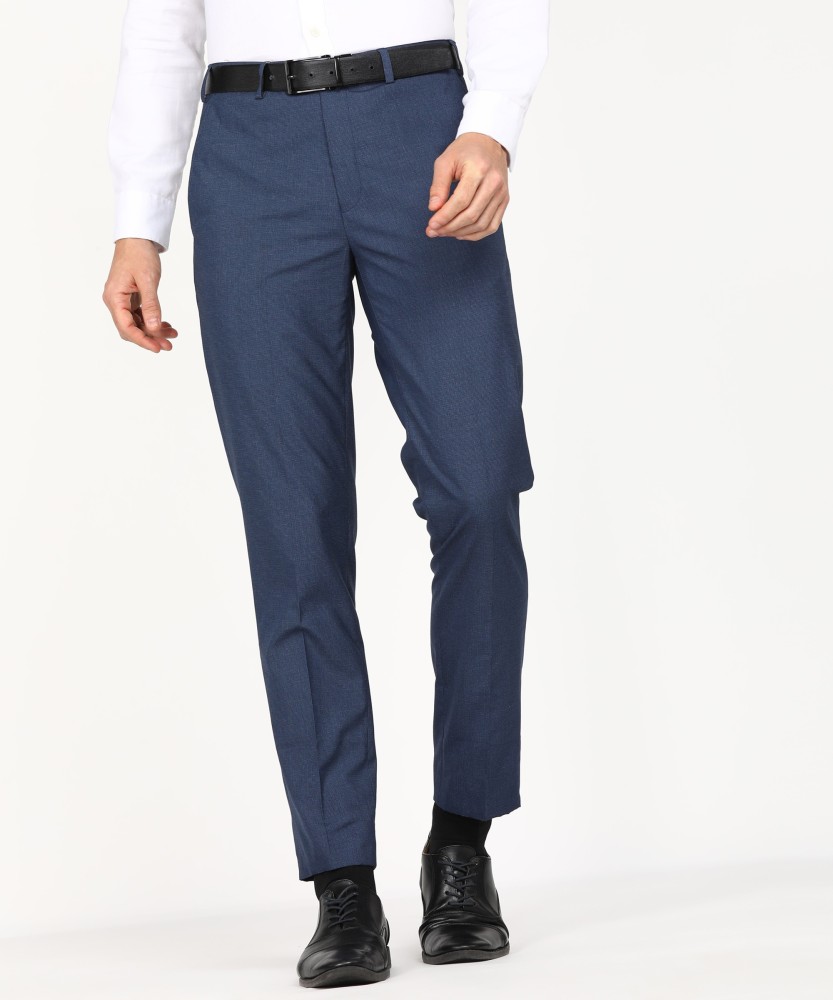 Mancrew Slim Fit Formal Pant for men  Formal Trousers  Navy Blue Dark  Grey Combo Pack Of 2