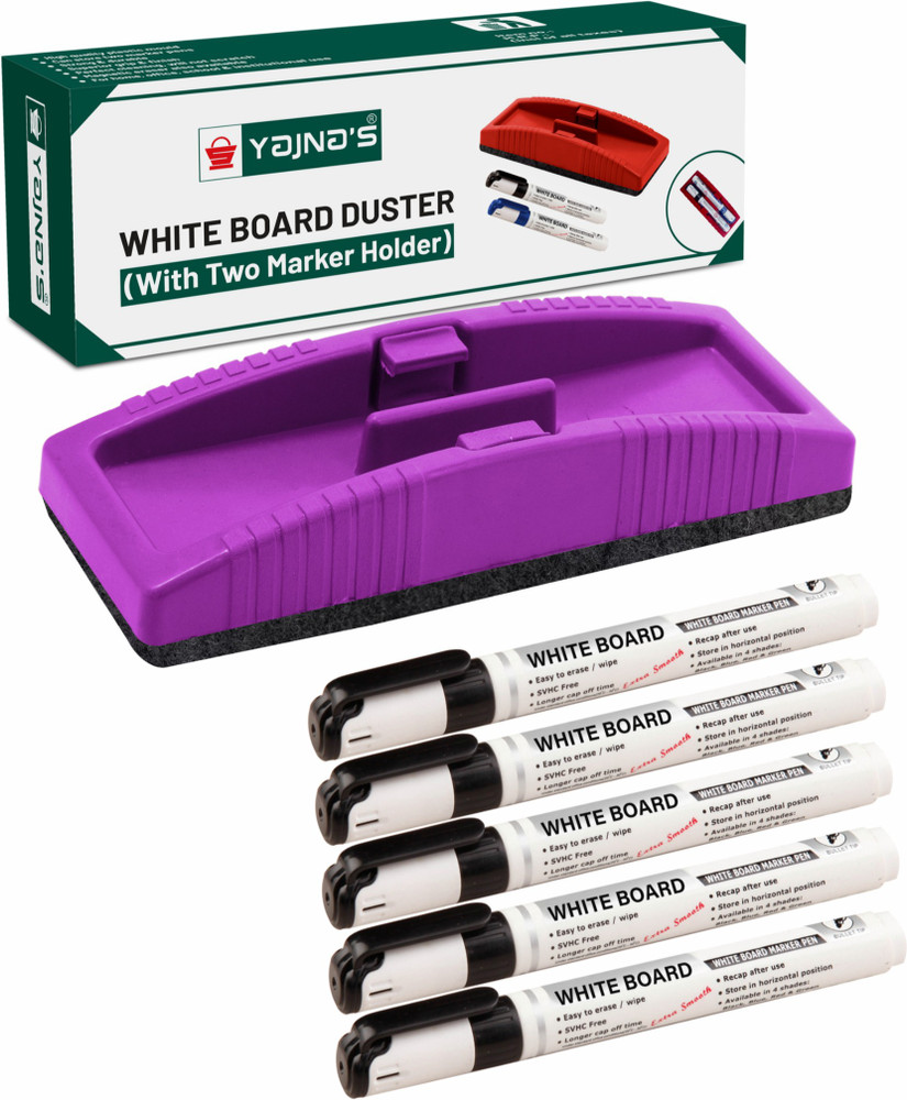 Flipkart YAJNAS Non Magnetic White Board Duster And Marker