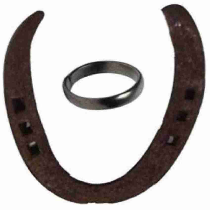 Radha 10 years old 100 priginal black horse shoe nail with horse shoe ring 9pack of 2 Iron Yantra