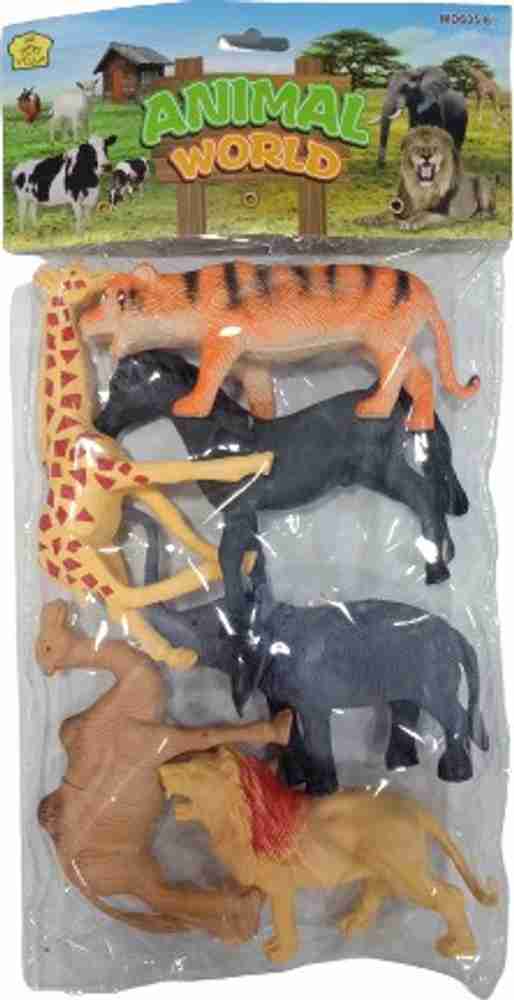 SR Toys Cartoon Animal World Animals Figures Set for Kids