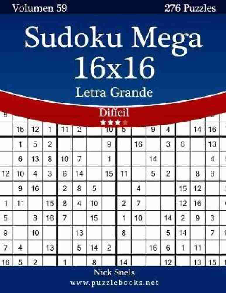 Sudoku 16x16 - Difícil 