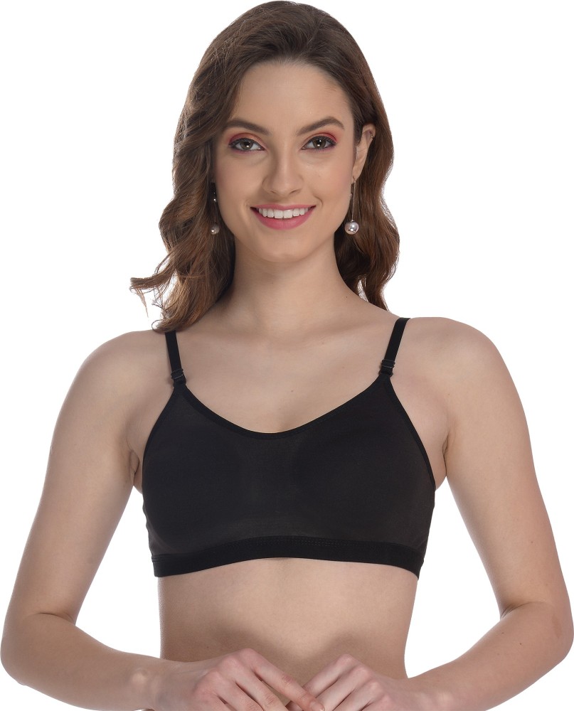 Lycra Cotton Non-Padded Ladies 4 Way Fabric Sports Bra, Sky Blue, Size: 32A  at Rs 79/piece in Jaipur