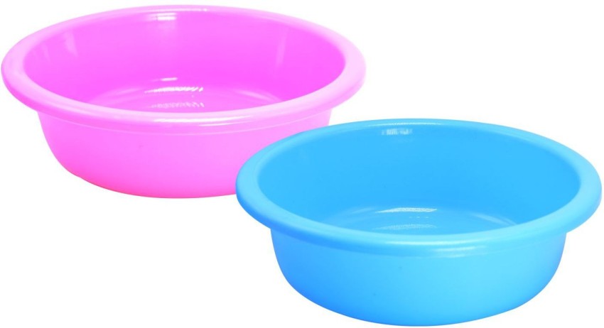 Wonder Plastic Tub 6 Heavy Quality Tub Set, 2 pc Tub Set 4 ltr, Pink Blue  Color, Made In India, KBS01929 4 L Plastic Bucket Price in India - Buy  Wonder Plastic