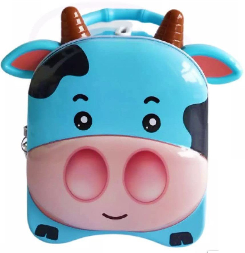 SR Toys Piggy Bank for Kids Money Saving Tin Coin Bank with Lock