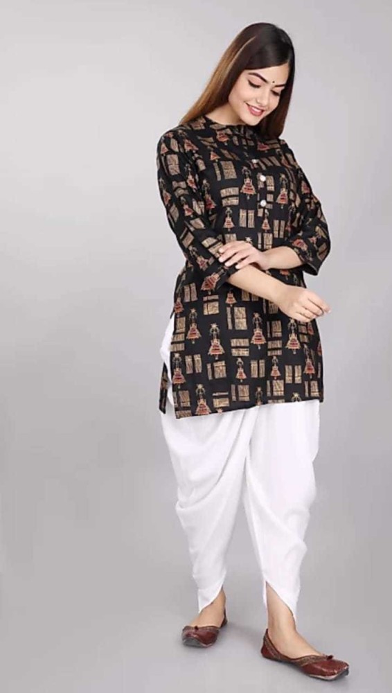 Lady hot sale dhoti kurta