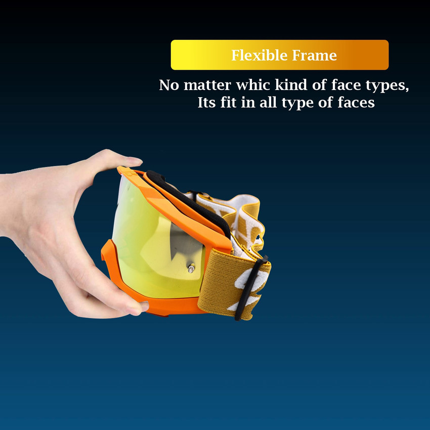 Orange 100 goggles store