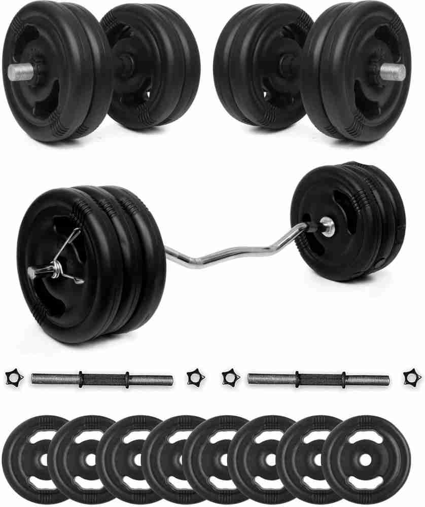 Adrenex by Flipkart 20 kg 20kg Home Gym With Finger Gripped Plates