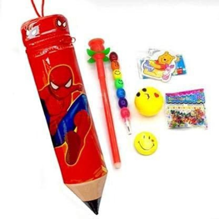 Plastic 12 Pens - Birthday Party Return Gift for Kids Pencil Box