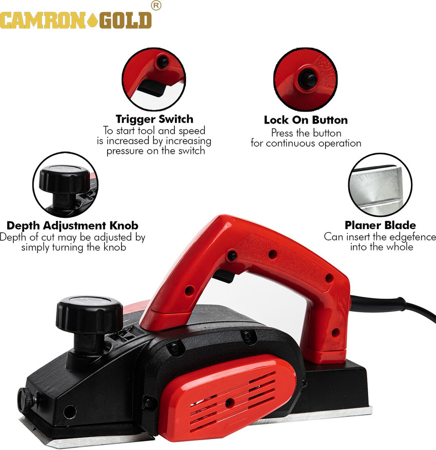 CAMRON Gold wood planer machine 82mm 15000 RPM randa machine for