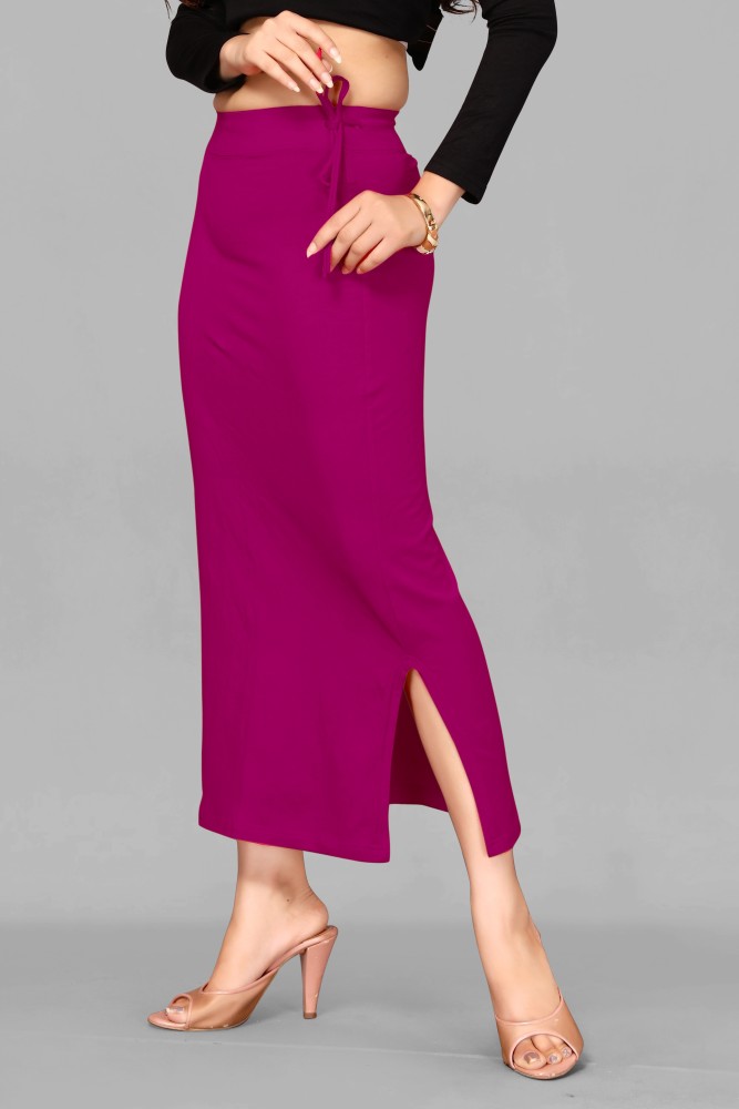 Magenta Lycra Shapewear Saree Petticoat