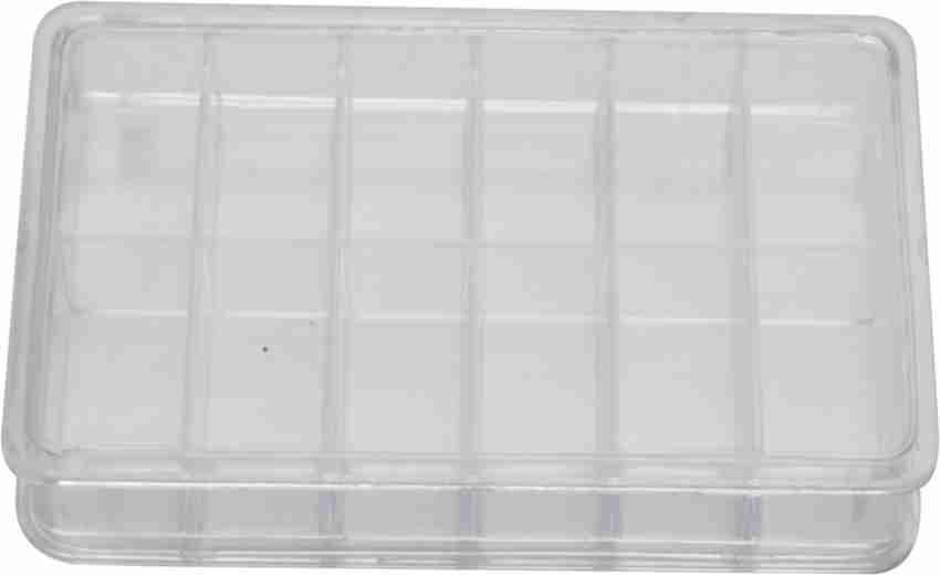 Luxuro Boxes Plastic With 12 Compartments Size : 8 1/2 Cm X 5 1/2 Cm (Set  of 10) Storage Box Price in India - Buy Luxuro Boxes Plastic With 12  Compartments Size 