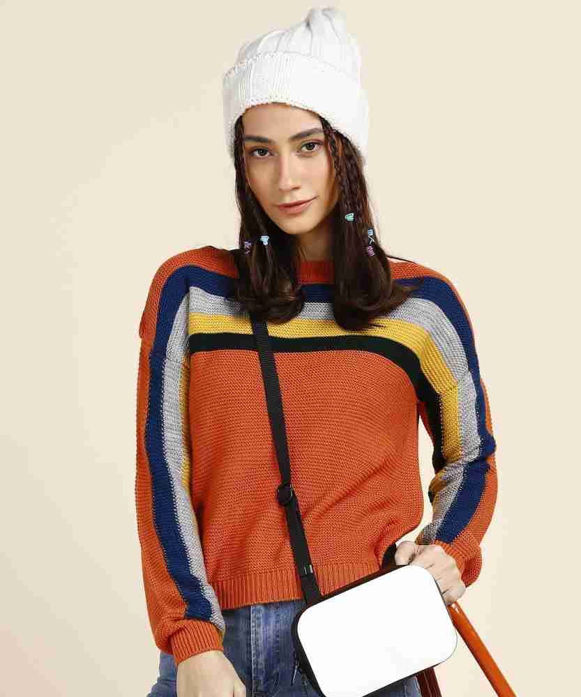 French connection hot sale orange sweater