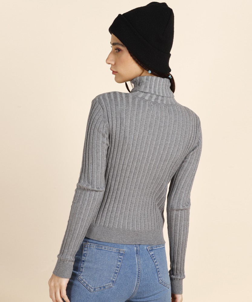 Buy online Turtle Neck Textured Pullover from Cardigans & Pullovers for  Women by 98 Degree North for ₹719 at 66% off