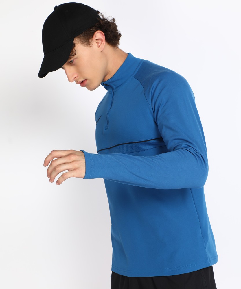 Nike blue cheap long sleeve top