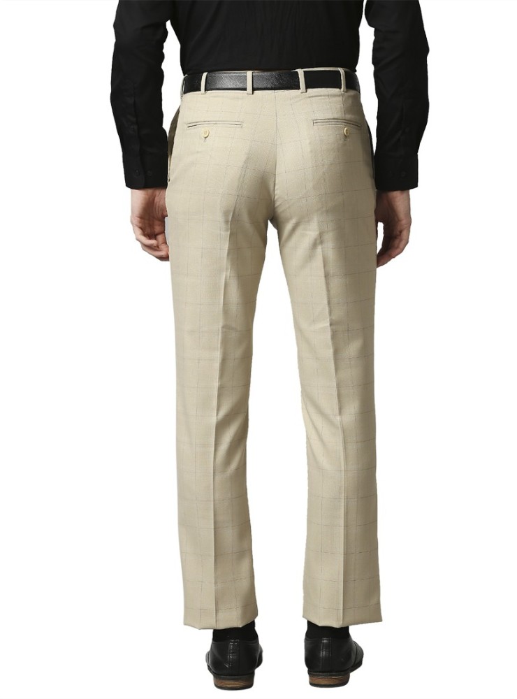 Buy PARK AVENUE Mens Smart Fit Structure Formal Trousers  Shoppers Stop