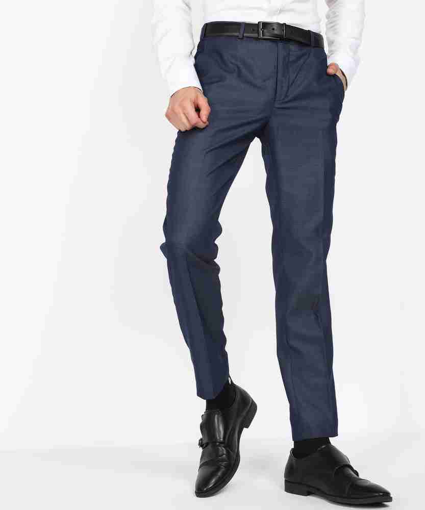 Next Look Slim Fit Men Dark Blue Trousers Buy Next Look Slim Fit Men Dark Blue Trousers Online at Best Prices in India Flipkart