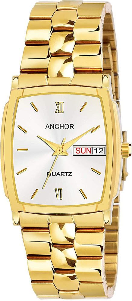 Anchor Quartz 23.5K Original Gold Plated Stainless Steel Wrist