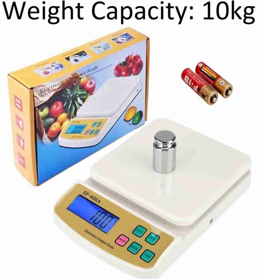 CHHOKRA Electronic Digital Weight Scale (1Gram-10 Kg) LCD Display Kitchen Weight  Scale Machine Measure for measuring, fruits, shop, Food, Vegetable, vajan,  offer, kata, weight machine Weighing Scale for grocery, kata, taraju, shop