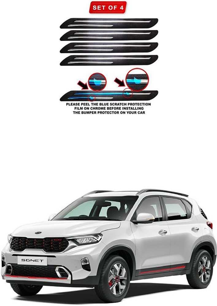 Accessorique Rubber Car Bumper Guard Price in India Buy