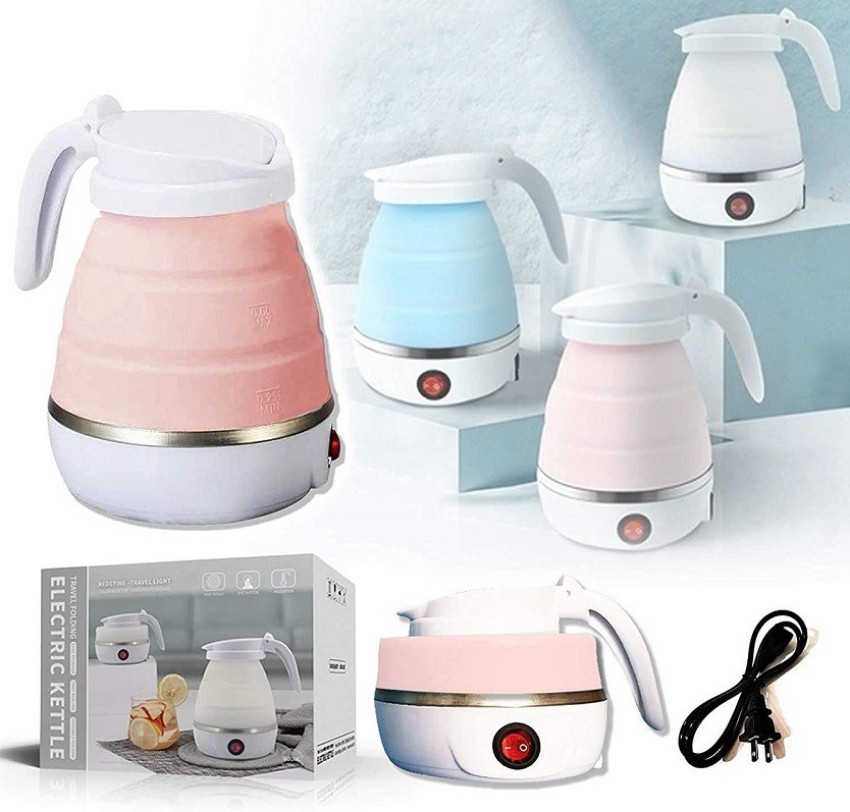 InstaCuppa Foldable Silicone Electric Kettle, 600 ML,600 Watts