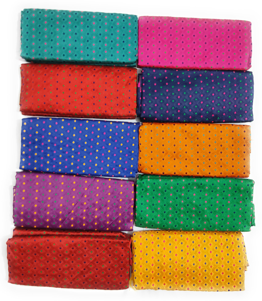 ARNIYAVALA Cotton Silk Self Design Blouse Material Price in India
