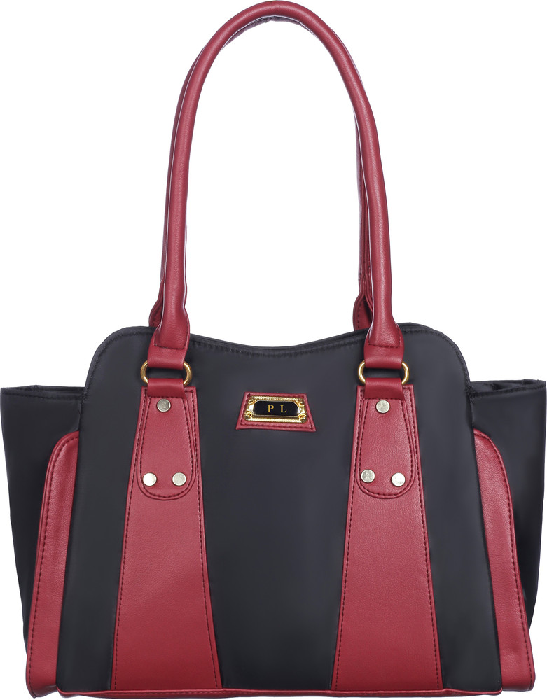 Buy Linear Fashion Women Black Shoulder Bag Black to Maroon Online