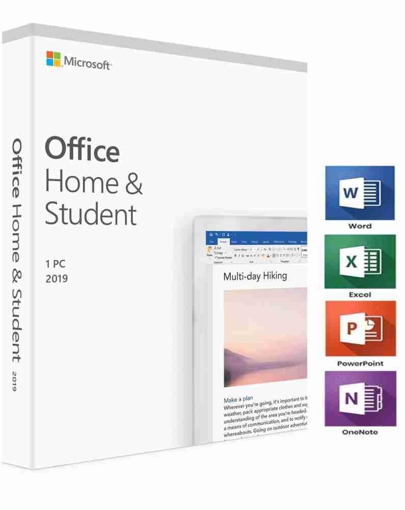 MICROSOFT Office Home and Student 2019, One-Time Purchase ...