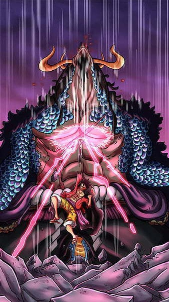 Luffy vs Kaido, an art print by Anime & Manga aesthetic - INPRNT