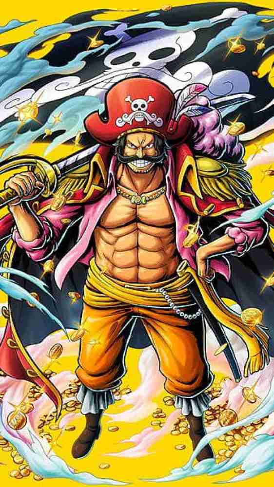 Gol D Roger Gold Anime Yellow Pirate Gold Roger One Piece Matte Finish  Poster Paper Print - Animation & Cartoons posters in India - Buy art, film,  design, movie, music, nature and