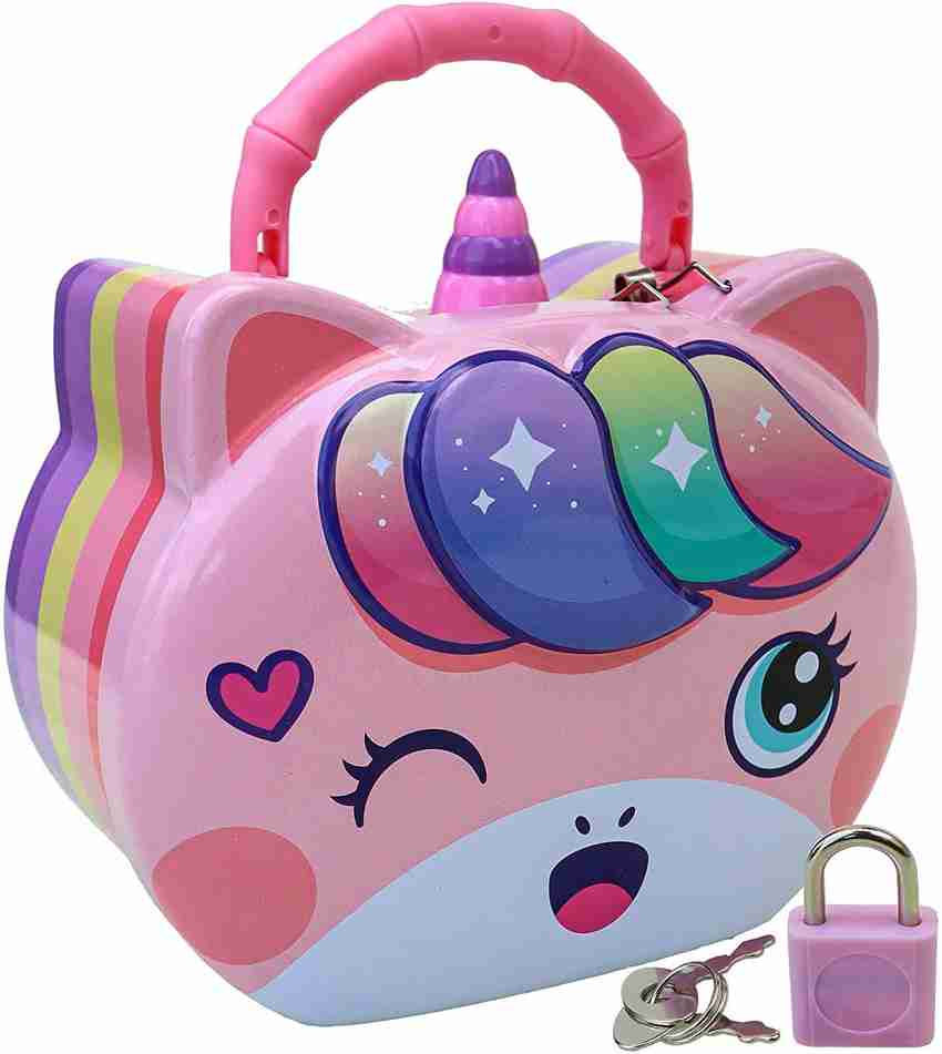 Toystic TOP Selling piggy Money with Lock Key for Kids Girls Boys. Coin Bank Price in India Buy Toystic TOP Selling piggy Money with Lock Key for Kids