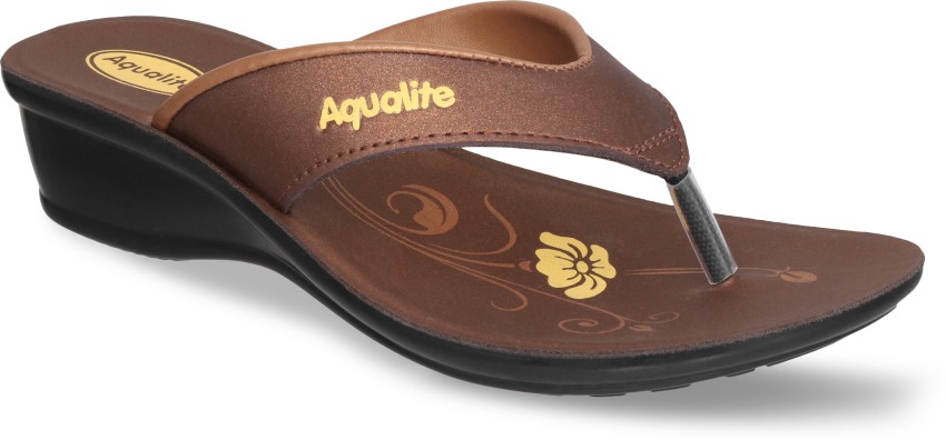 Aqualite Women Black Brown Heels Buy Aqualite Women Black