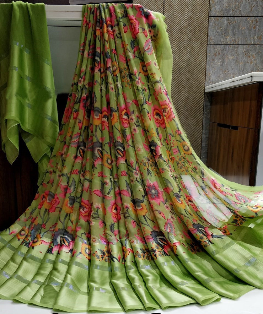 Pure chiffon 2025 sarees flipkart