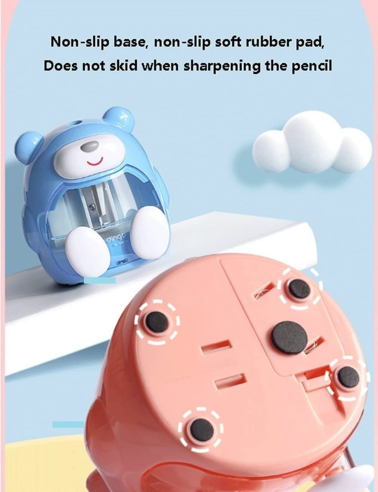 Cute Animal Cartoon Automatic Electric Pencil Sharpener (Pack of 1