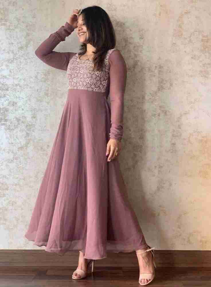 PAVITRALACE Anarkali Gown Price in India Buy PAVITRALACE Anarkali Gown online at Flipkart