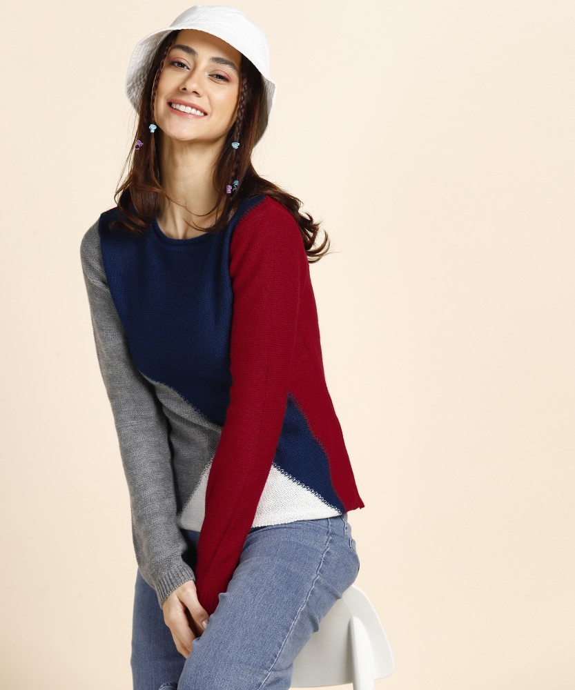 French connection 2024 colorblock sweater