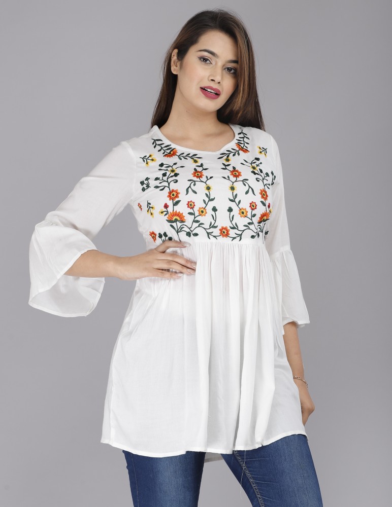 Ladies jeans tops outlet flipkart