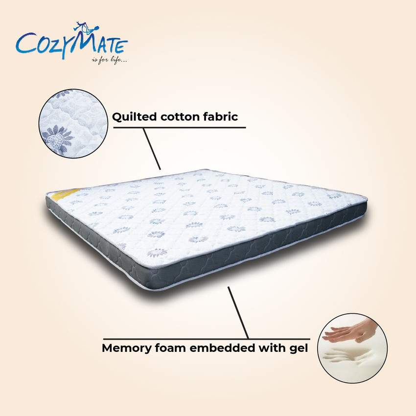 Cozymate Tusacnyortho 4.5 inch King High Resilience HR Foam