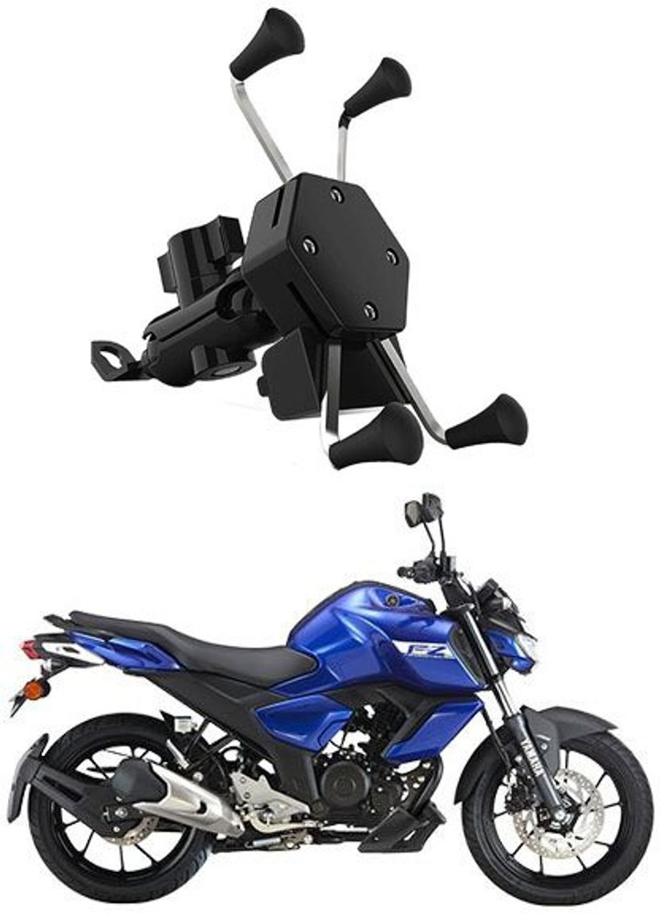 RKPSP Waterproof Premium Bike Mobile X Grip Holder With Charger