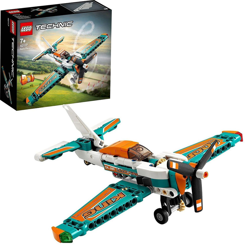 LEGO 42117 Technic Race Plane Toy to Jet Aeroplane 2 in 1 Building
