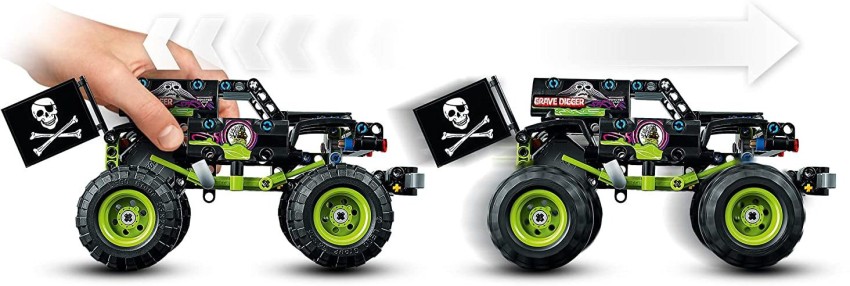 Lego grave discount digger monster truck