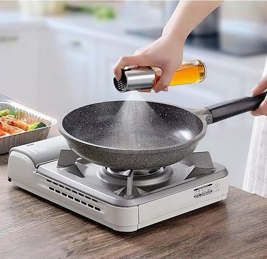 oneexport Oil Spray Bottle Versatile Glass for Cooking 100 ml