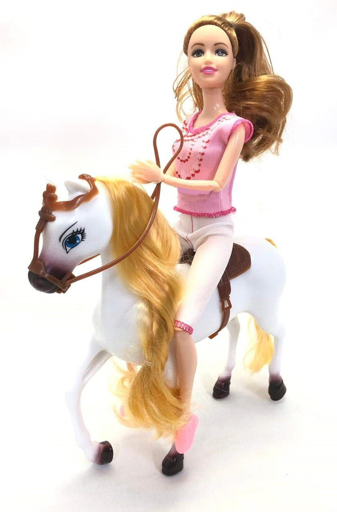 Horse riding doll top