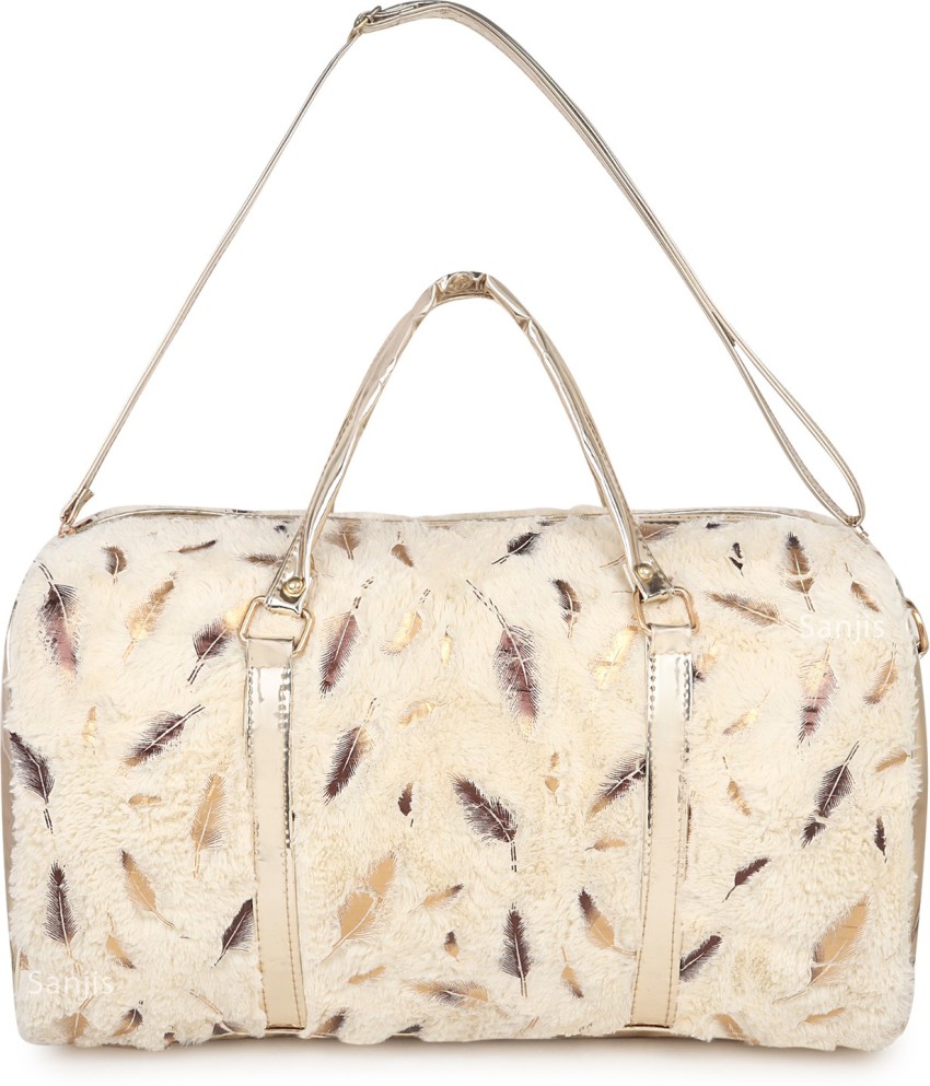 Polyester Combo of Fur Cute Trendy Duffle Bag Handbag Furry 