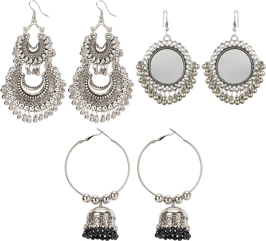 Flipkart deals earrings silver