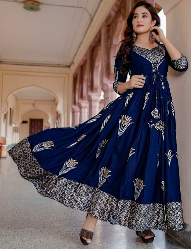 Flipkart blue clearance gown