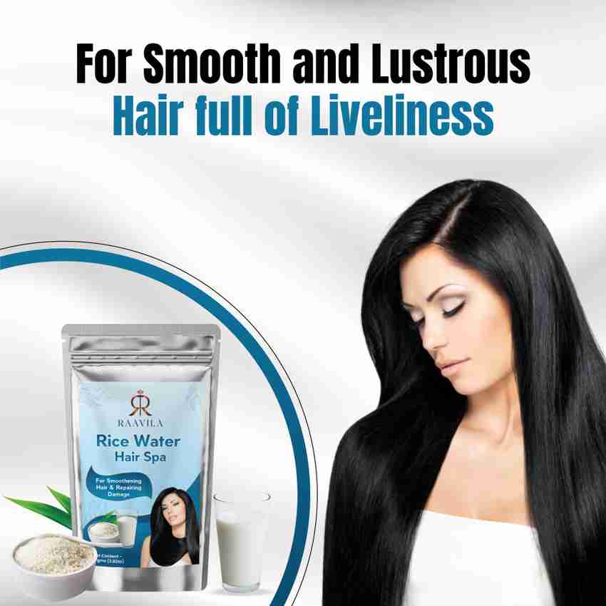 raavila Rice Water Hair Spa For Smoothening Hair and Repairing