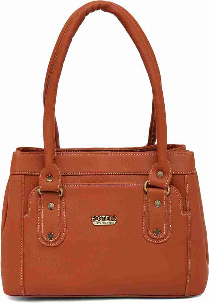 Buy Fostelo Women's Zara Handbag (Tan) (JM_FSB-1051) Online at