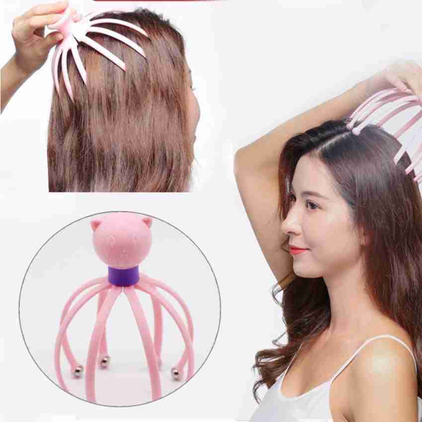 Head Scalp Massager Comb Neck Massage Roller Claws Tool for Hair